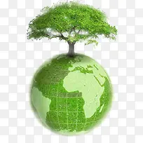 绿色地球上的大树医疗