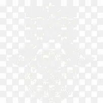 中国风灰色狗年剪纸