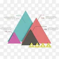 三角形模块标注矢量