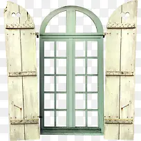 木质门框镂空复古门