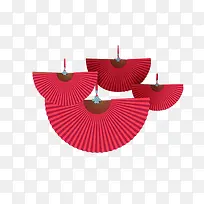 古典装饰扇免抠素材