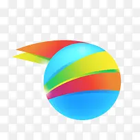 彩色圆球logo素材