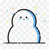 卡通雪人