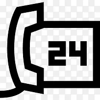 24小时电话服务图标