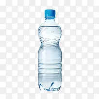 透明解渴蓝色螺纹塑料瓶饮用水实