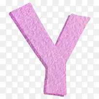 粉色字母Y