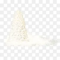 雪花 松树 雾凇png素材