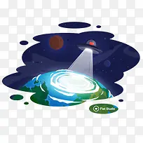 飞碟侵入地球