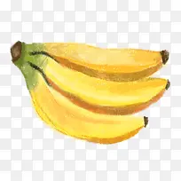 装饰手绘香蕉水果元素