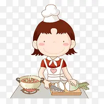可爱厨娘