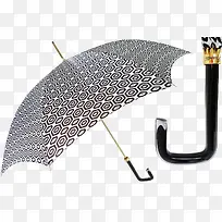 一把花纹伞