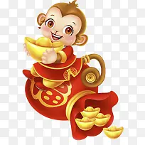 小福猴金元宝