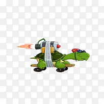 乌龟绑火箭
