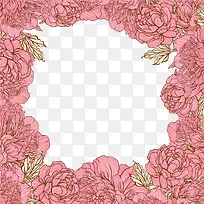 矢量复古花纹边框