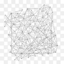 矢量三角不规则紧密空间透视网格