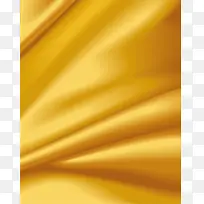 黄色的布背景图元素