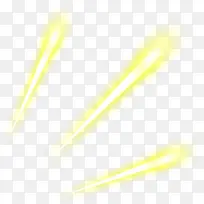 黄色放射光亮直线