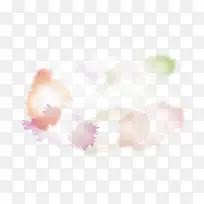 矢量多彩水彩墨迹装饰