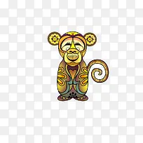 黄色的猴子