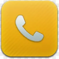电话黄色的CUPS-Theme-iphone-icons
