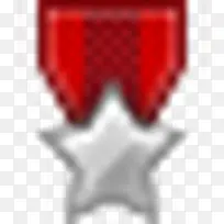 红色的银星奖章 icon