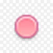 粉红色的小圆点图标