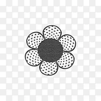 黑色花瓣