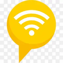 黄色气泡wifi信号栏