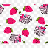 草莓小蛋糕壁纸