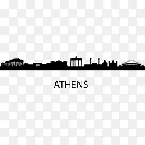 Athens城市手绘素材图
