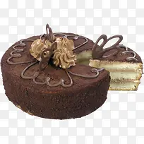 巧克力提拉米苏蛋糕免抠图