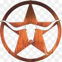 公牛和五角星logo