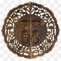 圆形中式装饰门锁