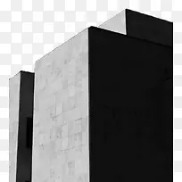黑白两面建筑物