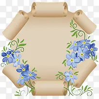 装饰花卷