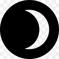 新月圆天气界面符号图标