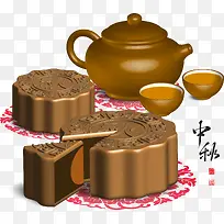 中秋节月饼茶具