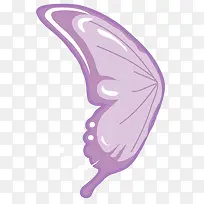 唯美翅膀素材 紫色翅膀