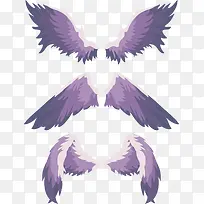 紫色展翅高飞