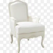 白色沙发椅免抠