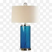 蓝色玻璃台灯