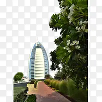迪拜帆船酒店景色