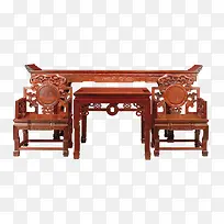 桌子红木古代椅子
