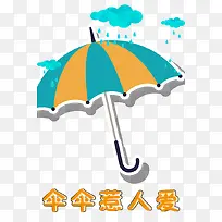 创意雨伞主图文案