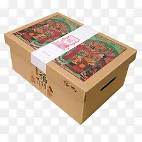 土特产水果牛皮纸包装箱