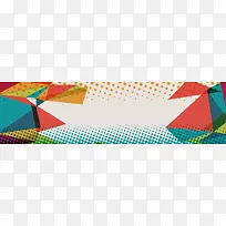 涂鸦色彩块背景banner