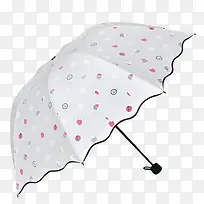 折叠花纹雨伞