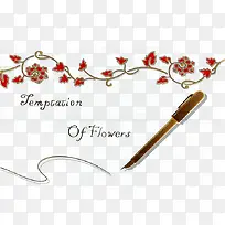 小红花的英文签名
