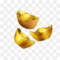 三个金元宝