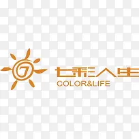 七彩人生家具品牌logo